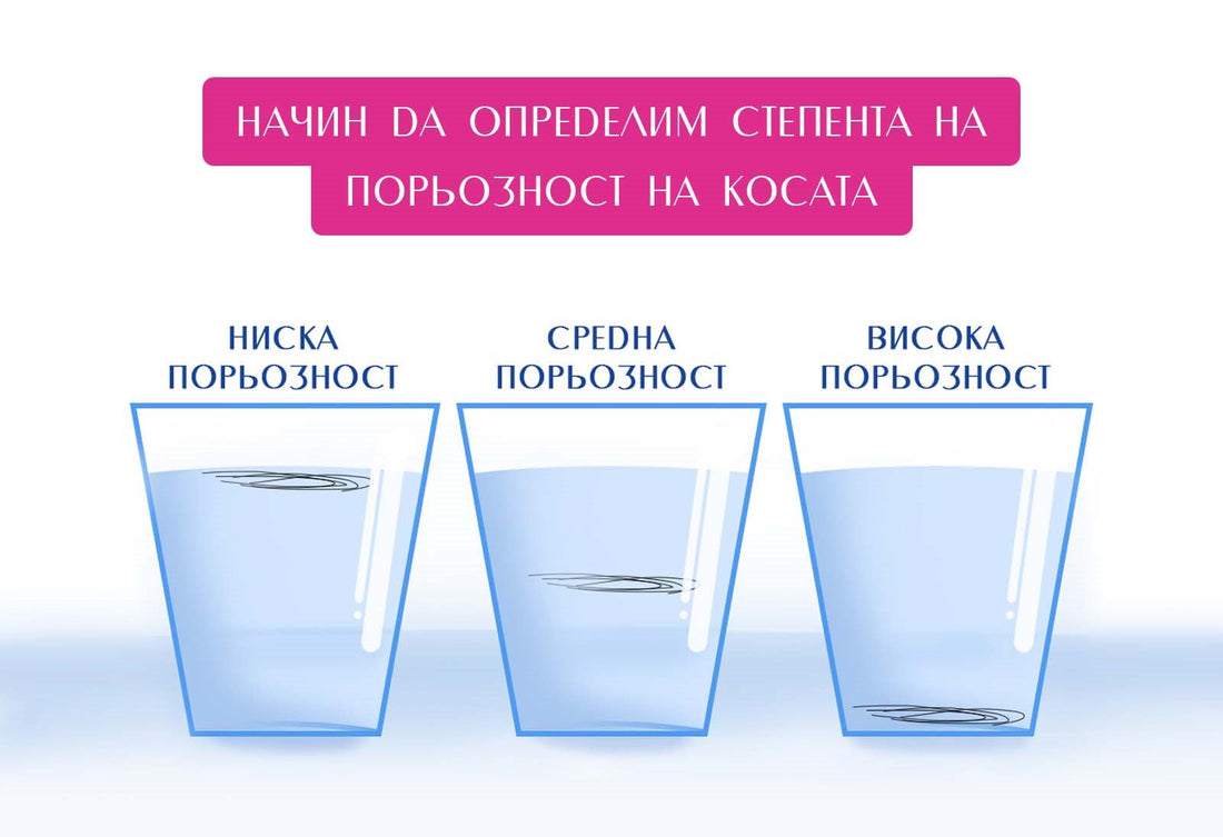 Порьозност на косата,  видове и начин за определяне на порьозноста